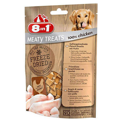 8in1 Freeze Dried Chicken Tavuklu Köpek Ödülü 50 Gr