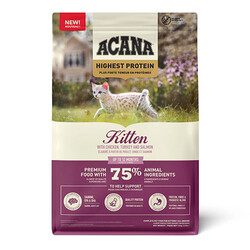 Acana Kitten Tavuklu Hindili ve Somon Balıklı Tahılsız Yavru Kedi Maması 1,8 Kg - Thumbnail