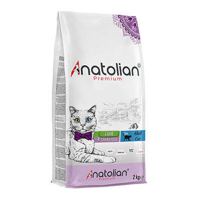 Anatolian Premium Kuzulu Kısırlaştırılmış Kedi Maması 2 Kg 