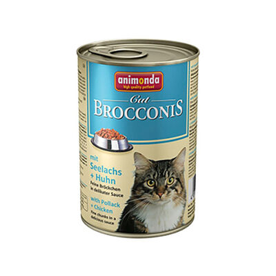 Animonda Brocconis Balıklı ve Tavuklu Yetişkin Kedi Konservesi 400 Gr