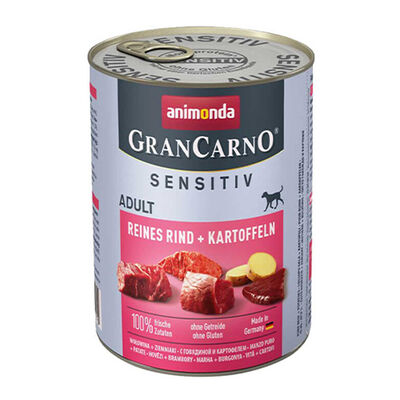 Animonda Gran Carno Sensitiv Hindili Patatesli Yetişkin Köpek Konservesi 6 Adet 400 Gr 