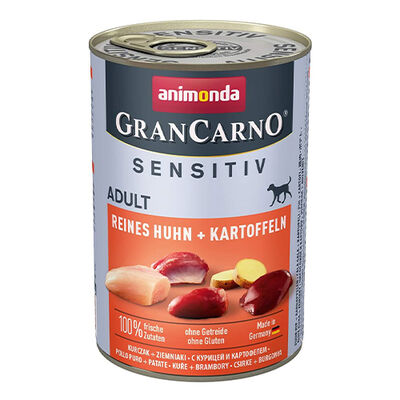 Animonda Gran Carno Sensitive Tavuklu Patatesli Yetişkin Köpek Konservesi 400 Gr 