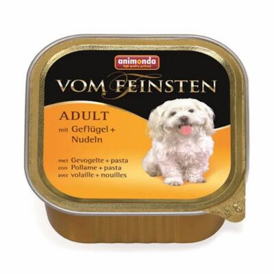 Animonda Vom Feinsten Kümes Hayvanlı ve Makarnalı Yetişkin Köpek Konservesi 6 Adet 150 Gr 
