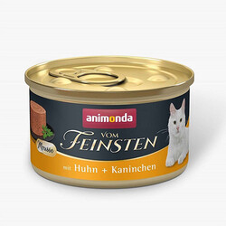 Animonda - Animonda Vom Feinsten Tavuklu ve Tavşanlı Yetişkin Kedi Konservesi 85 Gr 