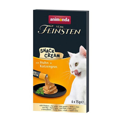 Animonda Vom Snack Carny Tavuklu & Kedi Otlu Kedi Kreması 6x15 Gr 