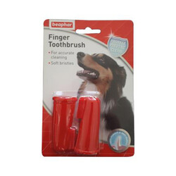 Beaphar Kedi ve Köpek Plastik Parmak Diş Fırçası - Thumbnail
