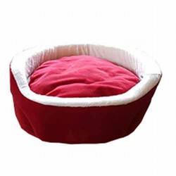 Bedspet - Bedspet Ağızlıklı Sepet Kedi ve Küçük Irk Köpek Yatağı Kırmızı 