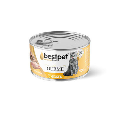 BestPet Gurme Jelly Tavuklu Tahılsız Yetişkin Kedi Konservesi 85 Gr 