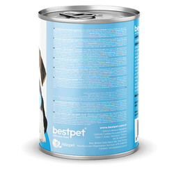 BestPet Parça Etli Kuzu Etli Yavru Köpek Konservesi 24 Adet 400 Gr - Thumbnail
