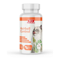 Bio Pet Active - Bio Pet Active Hairball Tüy Yumağı Kontrol Kedi Tableti 45 Gr 