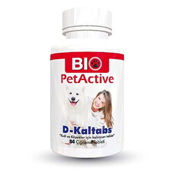 Bio Pet Active - Bio PetActive D-Kaltabs Kedi Ve Köpek Kalsiyum Tableti 126 Gr 