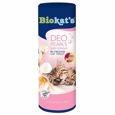 Biokats Deo Pearls Bebek Pudralı Kedi Kumu Parfümü 700 Gr 