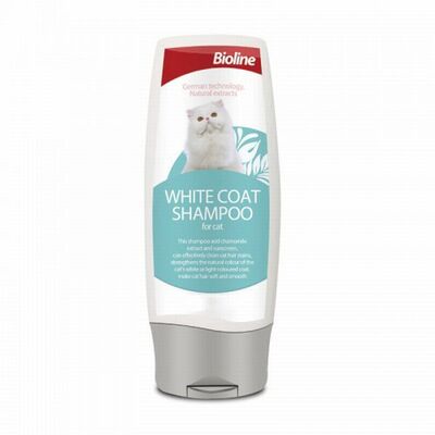 Bioline White Coat Beyaz Tüylü Kedi Şampuanı 200 Ml 
