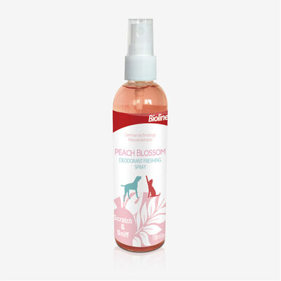 Bioline Şeftali Çiçeği Kokulu Kedi ve Köpek Parfümü 118 Ml 