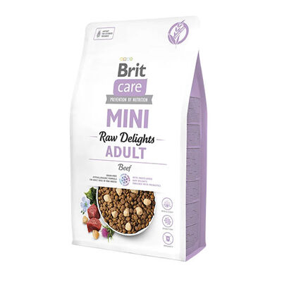 Brit Care Hipoalerjenik Raw Delights Biftekli Mini Irk Yetişkin Köpek Maması 2 Kg 