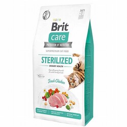 Brit Care - Brit Care Hypoallergenic Urinary Tavuklu Tahılsız Kısırlaştırılmış Kedi Maması 7 Kg 
