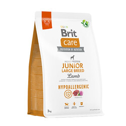 Brit Care Hypoallergenic Junior Large Breed Lamb Kuzulu Büyük Irk Yavru Köpek Maması 3 Kg - Thumbnail