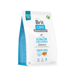 Brit Care Skin Coat Somonlu Büyük Irk Tahılsız Yavru Köpek Maması 3 Kg - Thumbnail