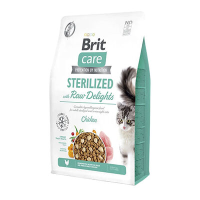 Brit Care Sterilized Raw Delights Tavuklu Tahılsız Kısırlaştırılmış Kedi Maması 2 Kg 