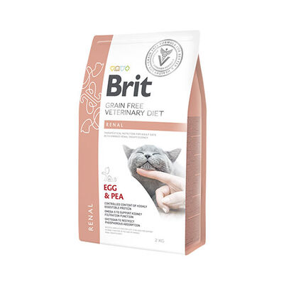 Brit Care Veterinary Diet Renal Yumurtalı Tahılsız Kedi Maması 2 Kg 