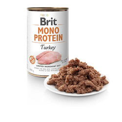 Brit Mono Protein Hindi Etli Hassas Yetişkin Köpek Konservesi 400 Gr - Thumbnail