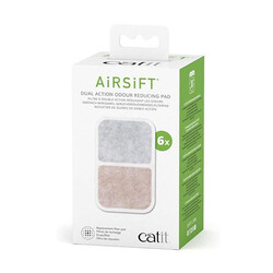 Catit - Catit Airsift Kedi Tuvaleti Koku Azaltımı Filtresi 6'lı 