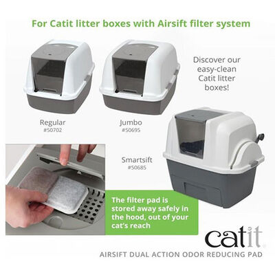 Catit Airsift Kedi Tuvaleti Koku Azaltımı Filtresi 6'lı 