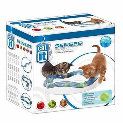 Catit Senses Speed Circuit Işıklı Top Oyun Çemberi Kedi Oyuncağı 
