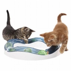 Catit Senses Speed Circuit Işıklı Top Oyun Çemberi Kedi Oyuncağı - Thumbnail
