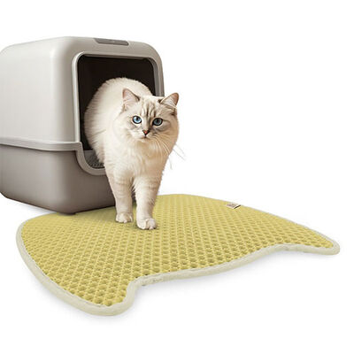 Cattie Bej Kum Toplayıcı Fonksiyonel Kedi Tuvalet Paspası 50 x 50 cm 