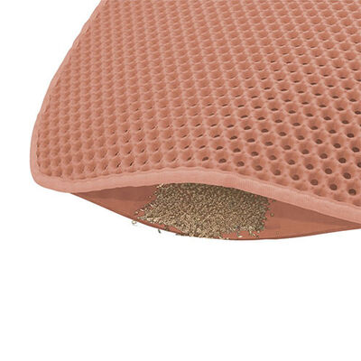 Cattie Pembe Kum Toplayıcı Fonksiyonel Kedi Tuvalet Paspası 50 x 75 cm 