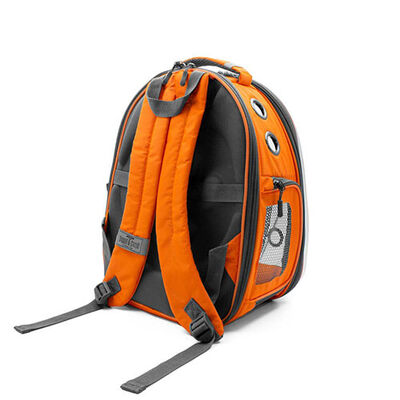 Cattie Turuncu Fileli Astronot Kedi Taşıma Sırt Çantası 25 x 60 x 40 cm 
