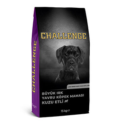 Challenge - Challenge Kuzu Etli Büyük Irk Yavru Köpek Maması 15 Kg 