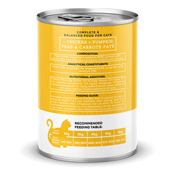 Chefs Choice Pumpkin Pate Chicken Tavuklu Balkabaklı Tahılsız Ezme Yetişkin Kedi Konservesi 24 Adet 400 Gr - Thumbnail