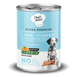 Chefs Choice - Chefs Choice Pumpkin Pate Puppy Kuzulu Balkabaklı Tahılsız Yavru Köpek Konservesi 400 Gr 