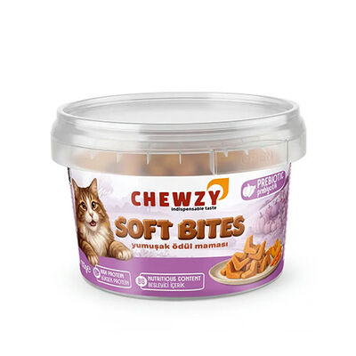 Chewzy Prebiyotikli Yumuşak Kedi Ödül Maması 130 g 