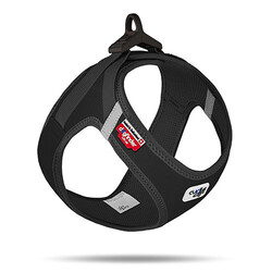 Curli - Curli Vest Harness Cord Köpek Göğüs Tasması Siyaz Small 38,3x43,3 Cm 
