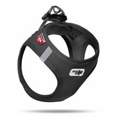 Curli Vest Köpek Göğüs Tasması Air-Mesh Black 2XS 