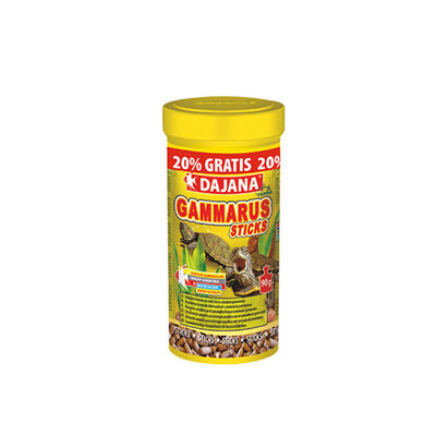 Dajana Gammarus Sticks 250 ml+50 ml Hediye Kaplumbağa Yemi 108 Gr 