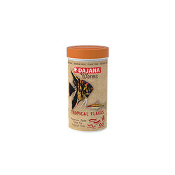 Dajana - Dajana Worms Tropical Flakes Akvaryum Balık Yemi 100 Ml 18 Gr 