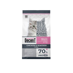 Decent - Decent Premium Tavuklu ve Balıklı Yavru Kedi Maması 1,5 Kg 