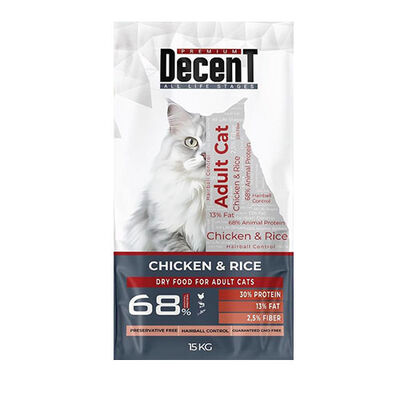 Decent Premium Tavuklu Yetişkin Kedi Maması 15 Kg 