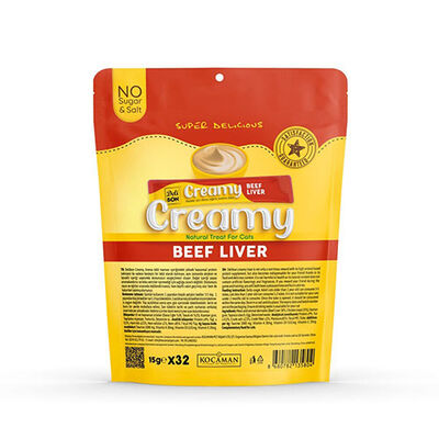 Delibon Dana Ciğerli Krem Kedi Ödül Maması 32 x 15 g 