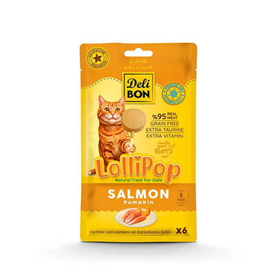 Delibon Somonlu Lolipop Kedi Ödül Maması 6'lı 