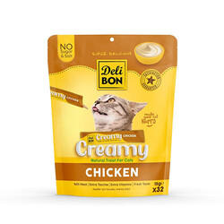 Delibon - Delibon Tavuklu Krem Kedi Ödül Maması 32 x 15 g 