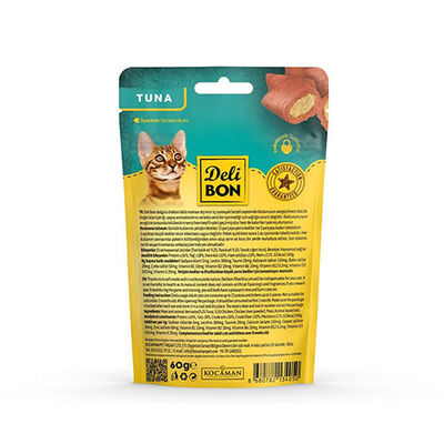 Delibon Ton Balıklı Bisküvi Kedi Ödül Maması 60 g 