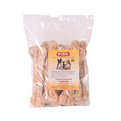 Dibo Natürel Press Kemik Köpek Ödülü 10'lu 150-160 Gr 21 Cm 