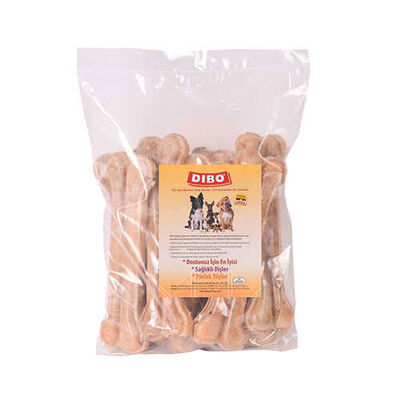 Dibo Natürel Press Kemik Köpek Ödülü 25'li 50-55 Gr 12 Cm 
