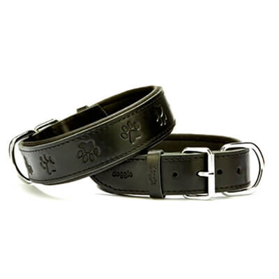 Doggie Comfort Deri Köpek Boyun Tasması Kahverengi 3x55 Cm
