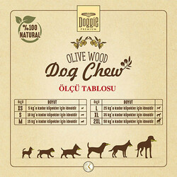 Doggie Doğal Zeytin Ağacı Köpek Çiğneme Oyuncağı Large 25 kg - Thumbnail